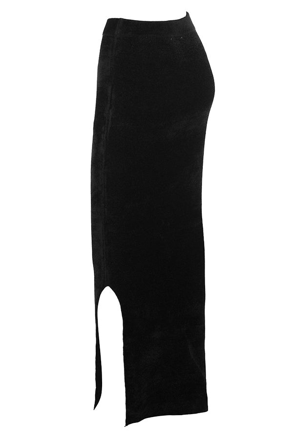 Krótki top szenilowy z maxi rok