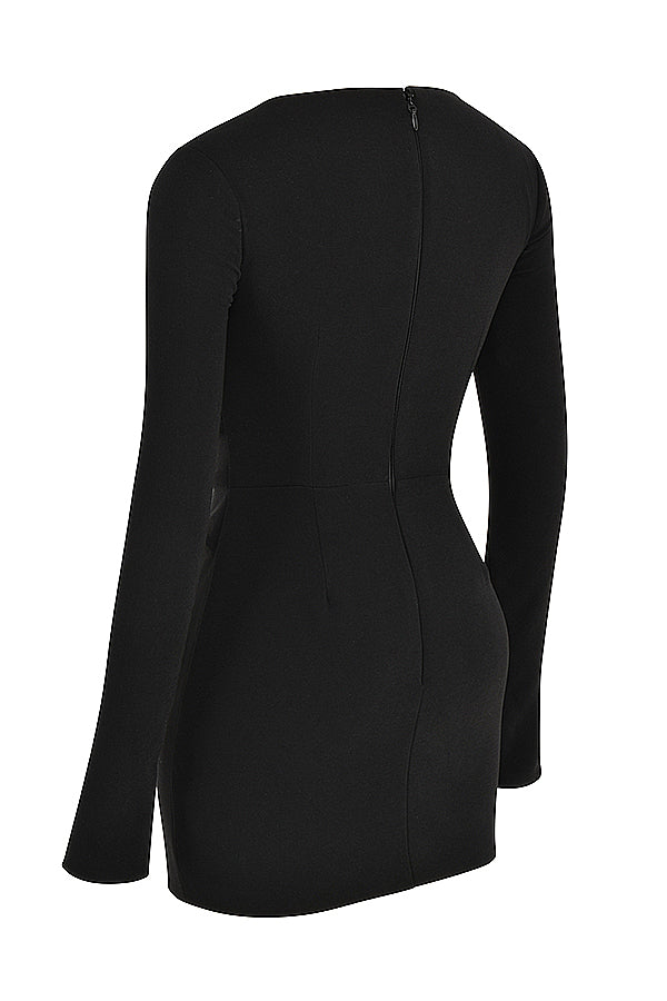 Czarna mini sukienka