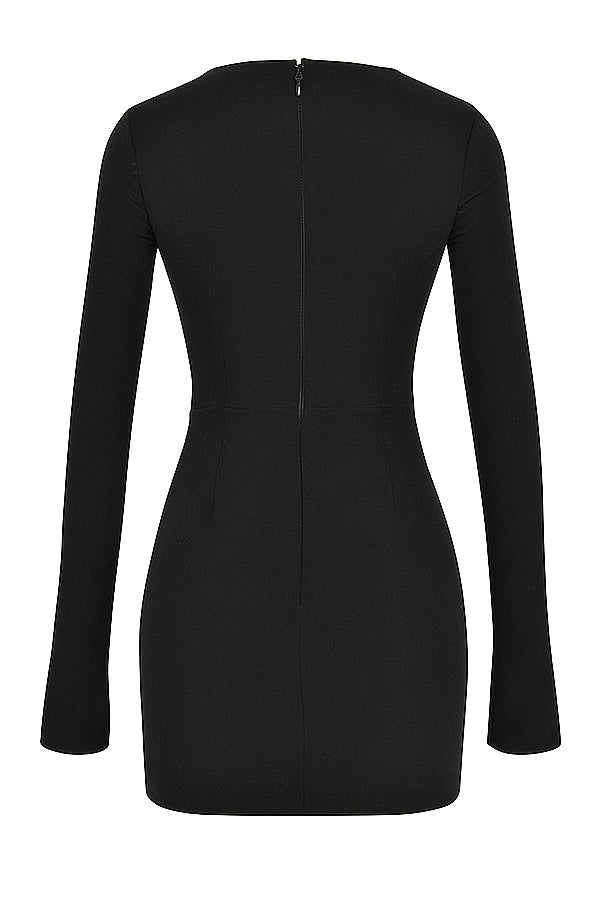 Czarna mini sukienka