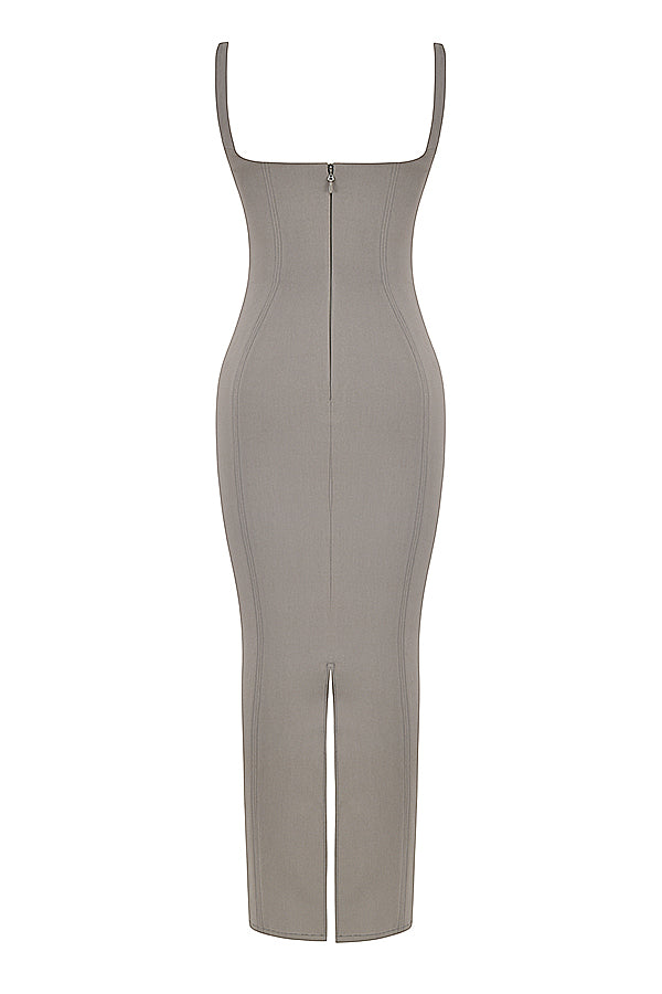 Przydymione bodycon maxi jurk