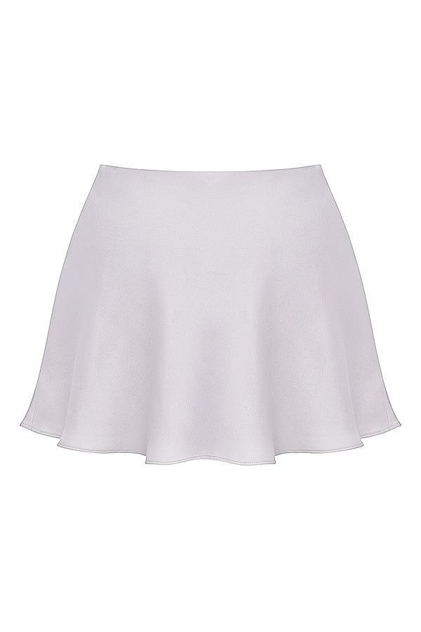 Top na fiszbinach w kolorze czarno-biaęym ze spódniczką mini