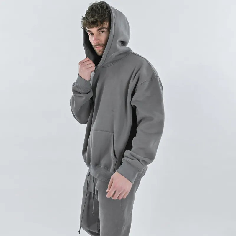Oversized Hoodie w kolorze szarym