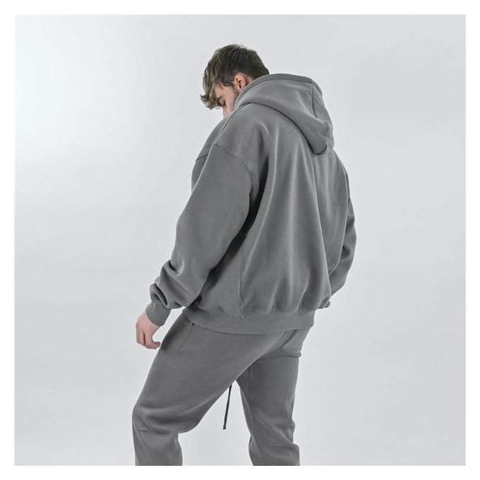 Oversized Hoodie w kolorze szarym
