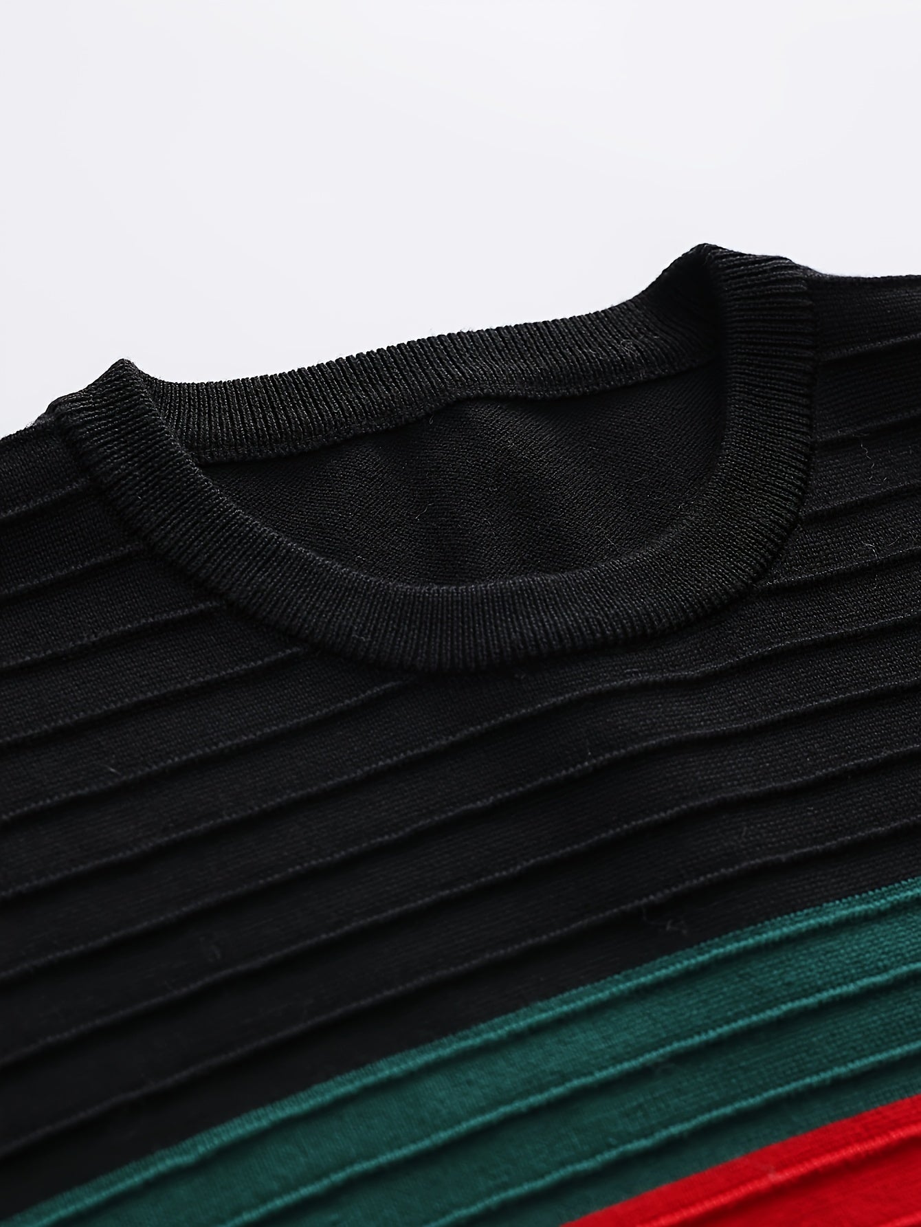 Dzianinowy sweter w paski