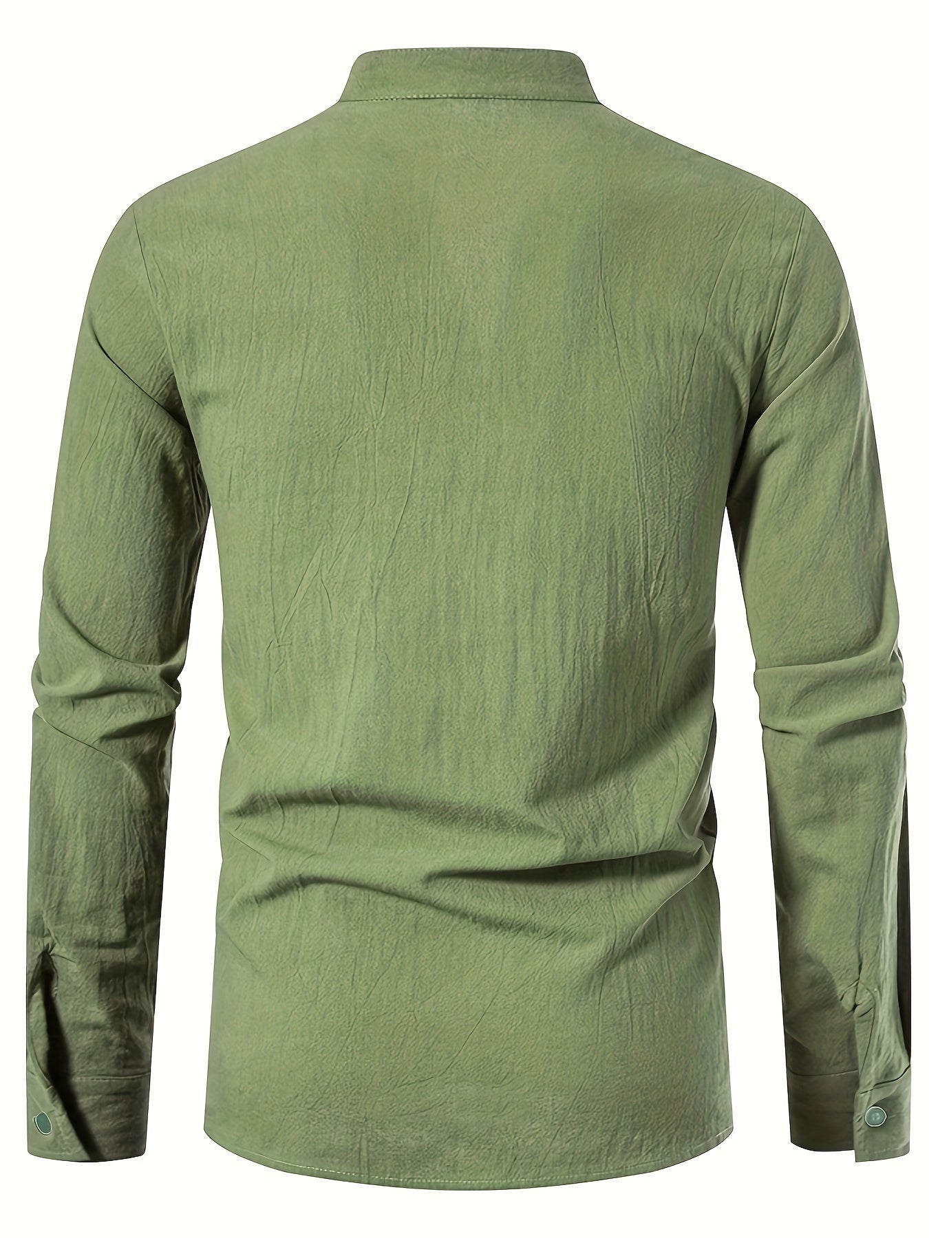 Casualowa koszulka Henley z dęugim rêkawem