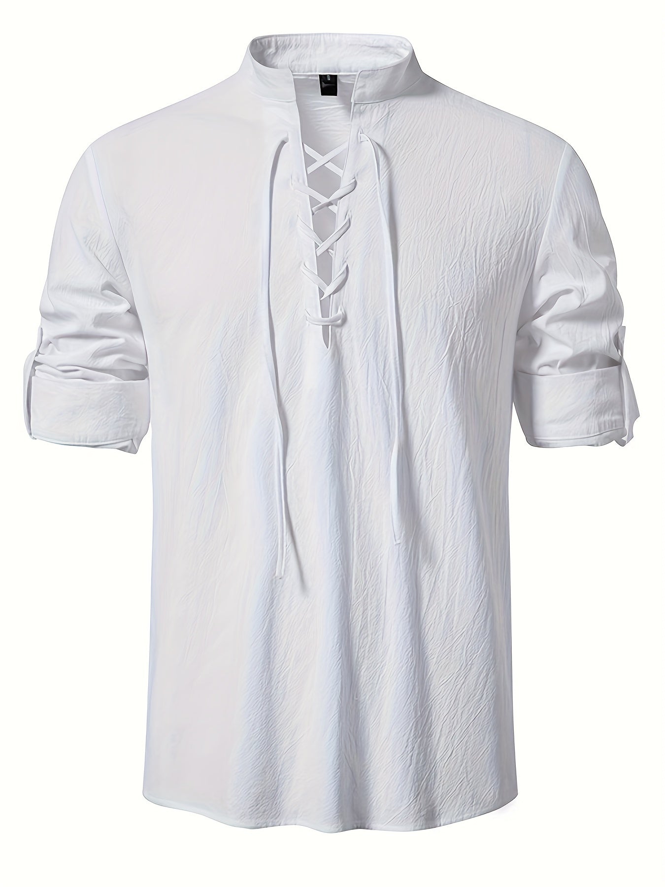 Casualowa koszulka Henley z dęugim rêkawem