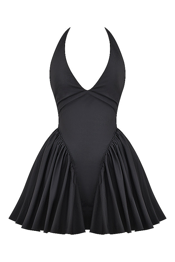 Sukienka mini typu halter