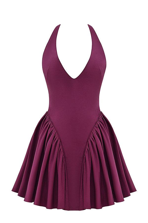 Sukienka mini typu halter