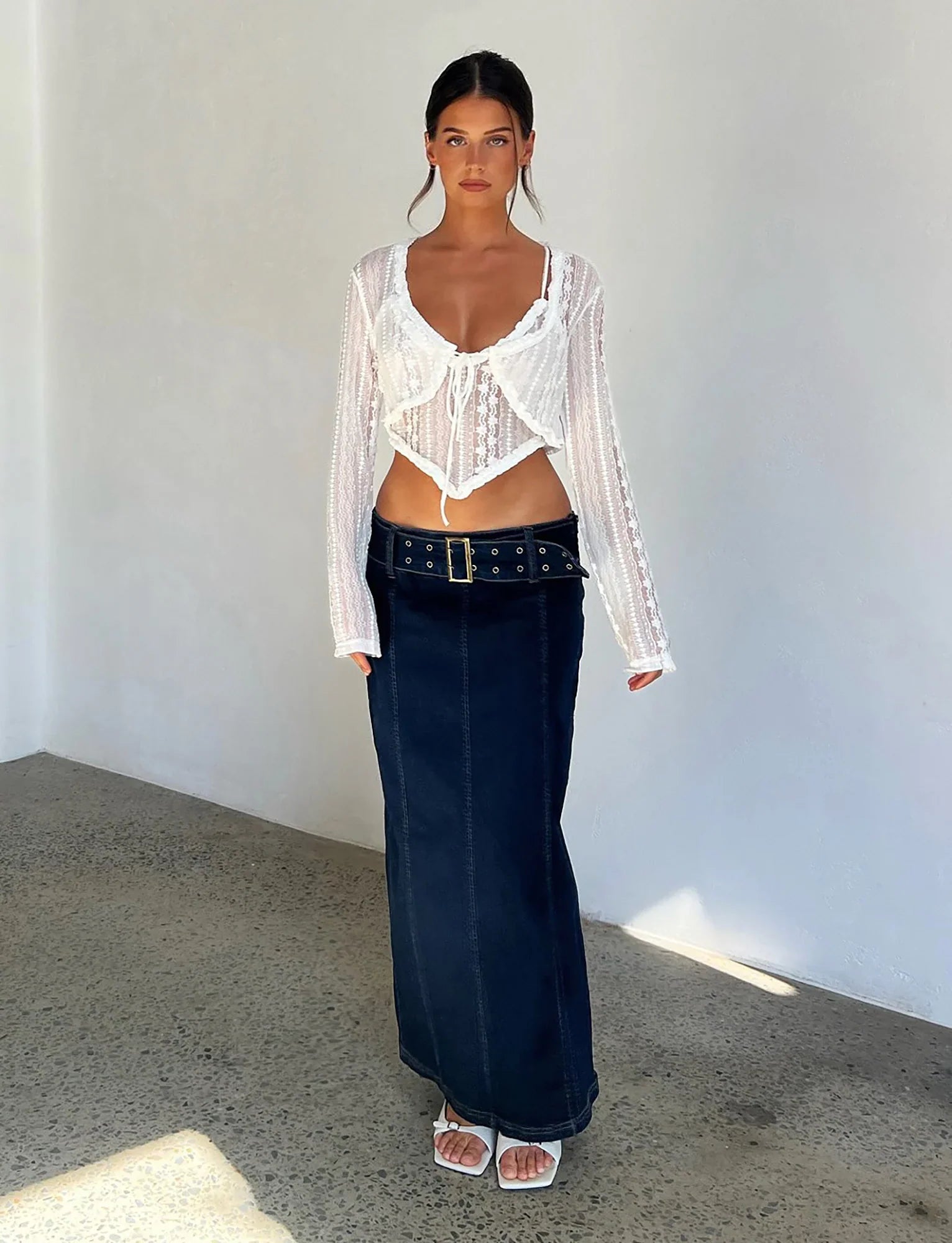 Elegancki krótki top
