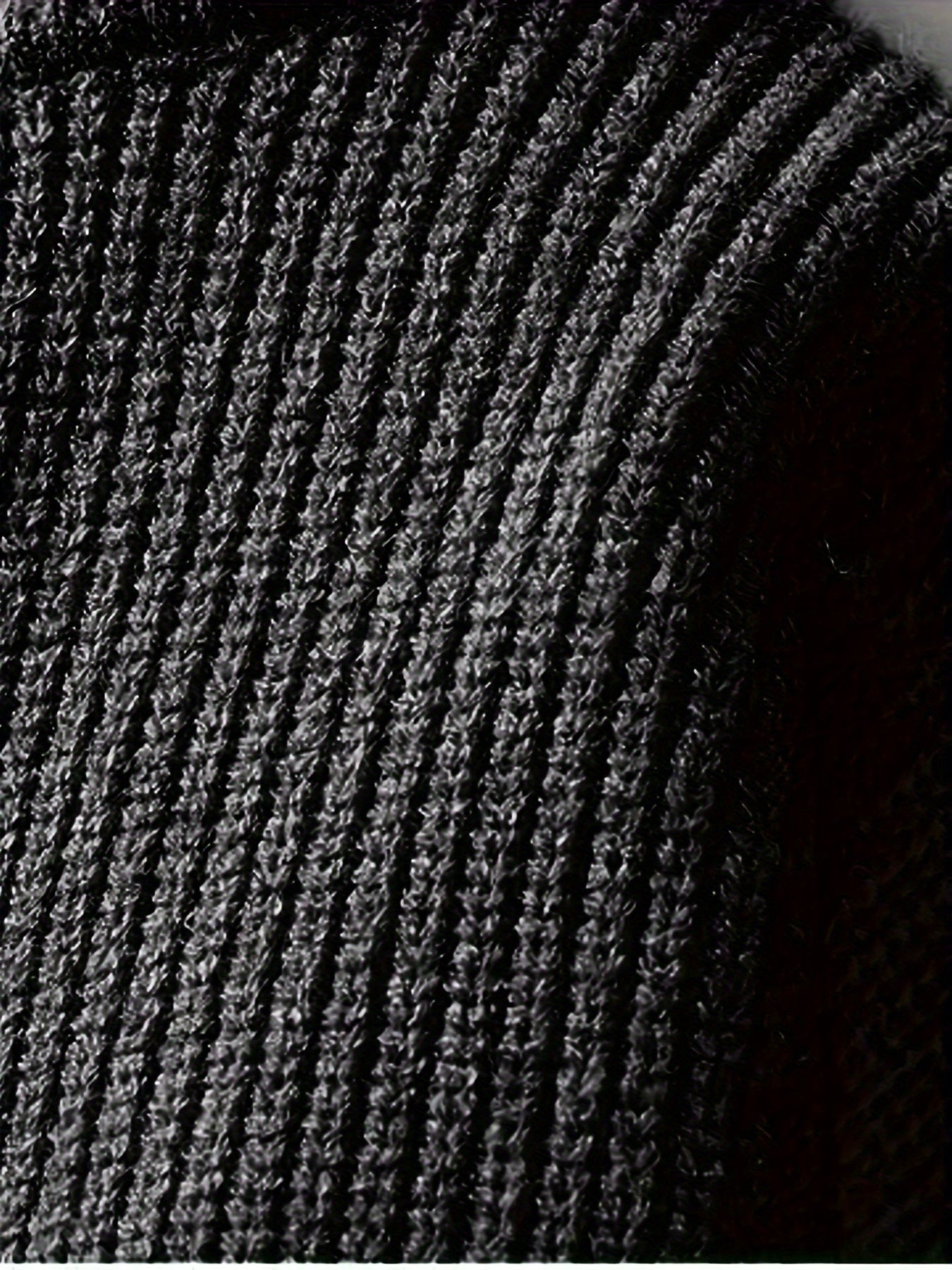Dzianinowy sweter w paski