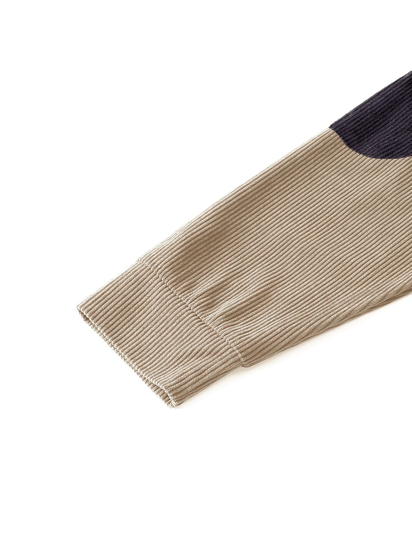 Prążkowana koszula Henley w stylu vintage z dęugimi rêkawami i stójką