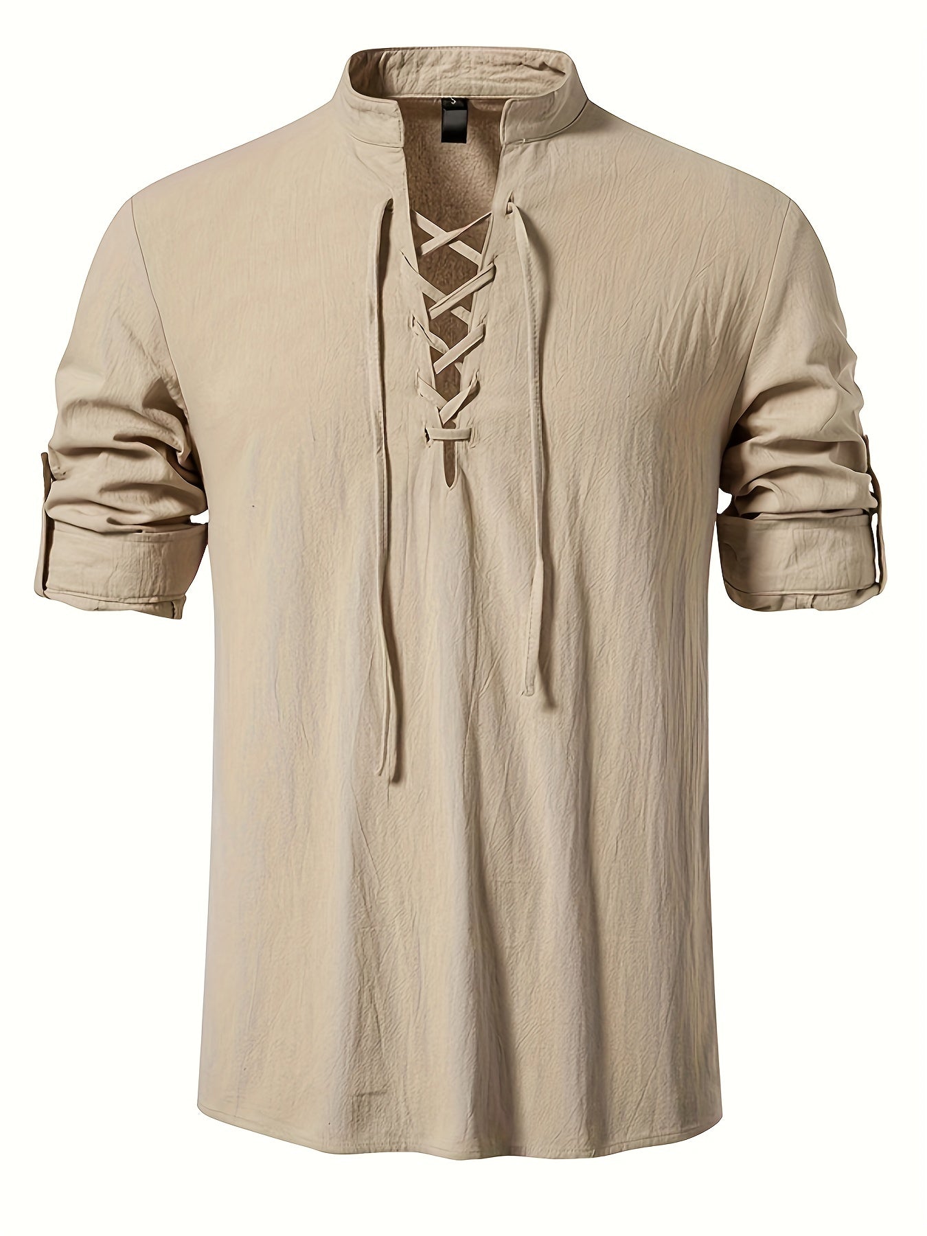 Casualowa koszulka Henley z dęugim rêkawem