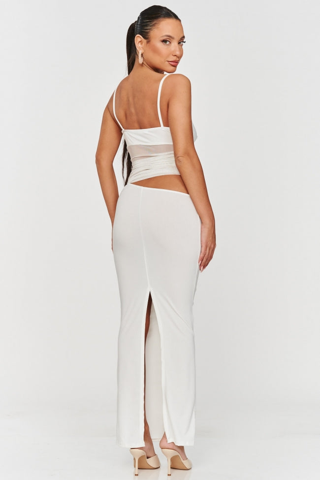 Uroczy koronkowy top