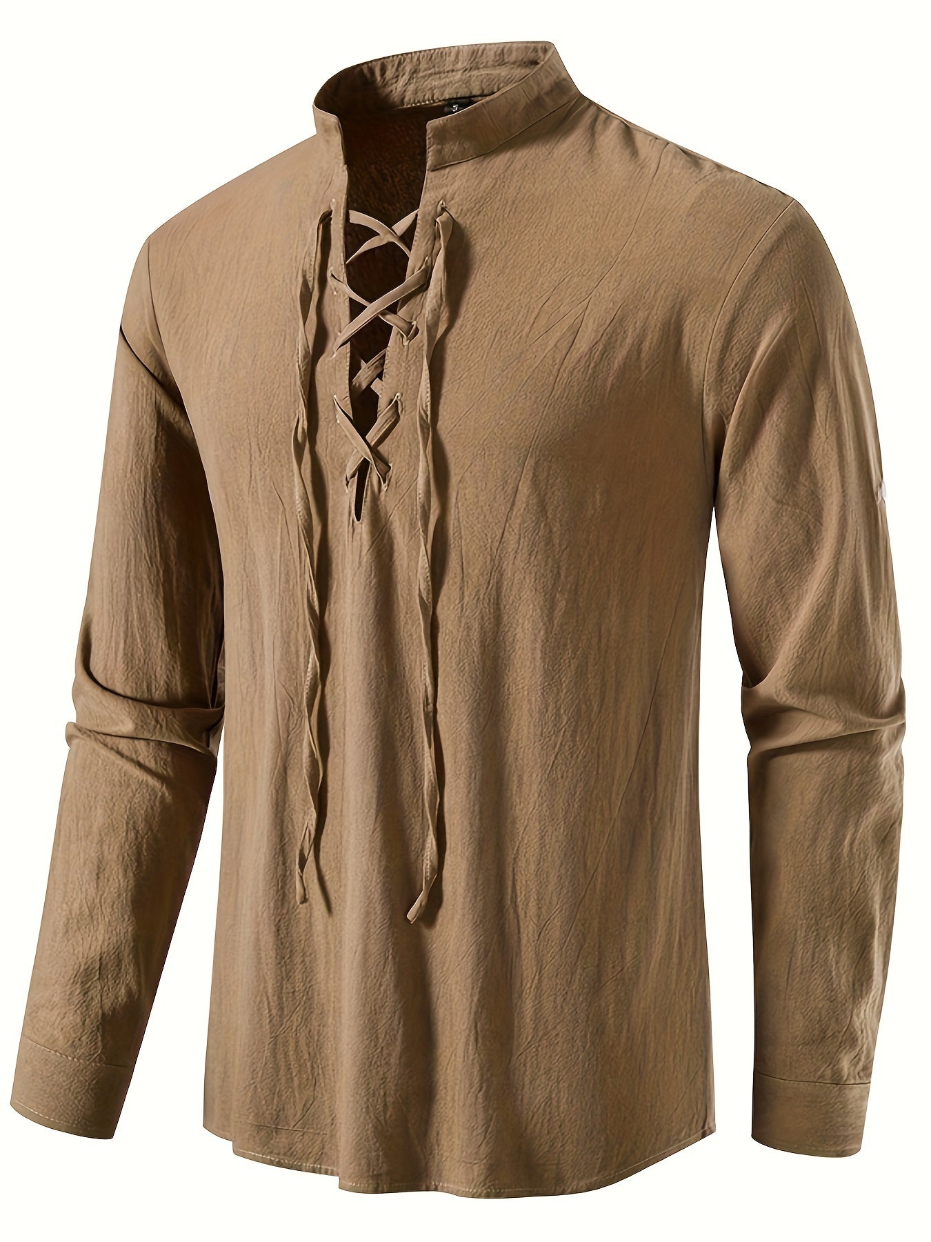 Casualowa koszulka Henley z dęugim rêkawem