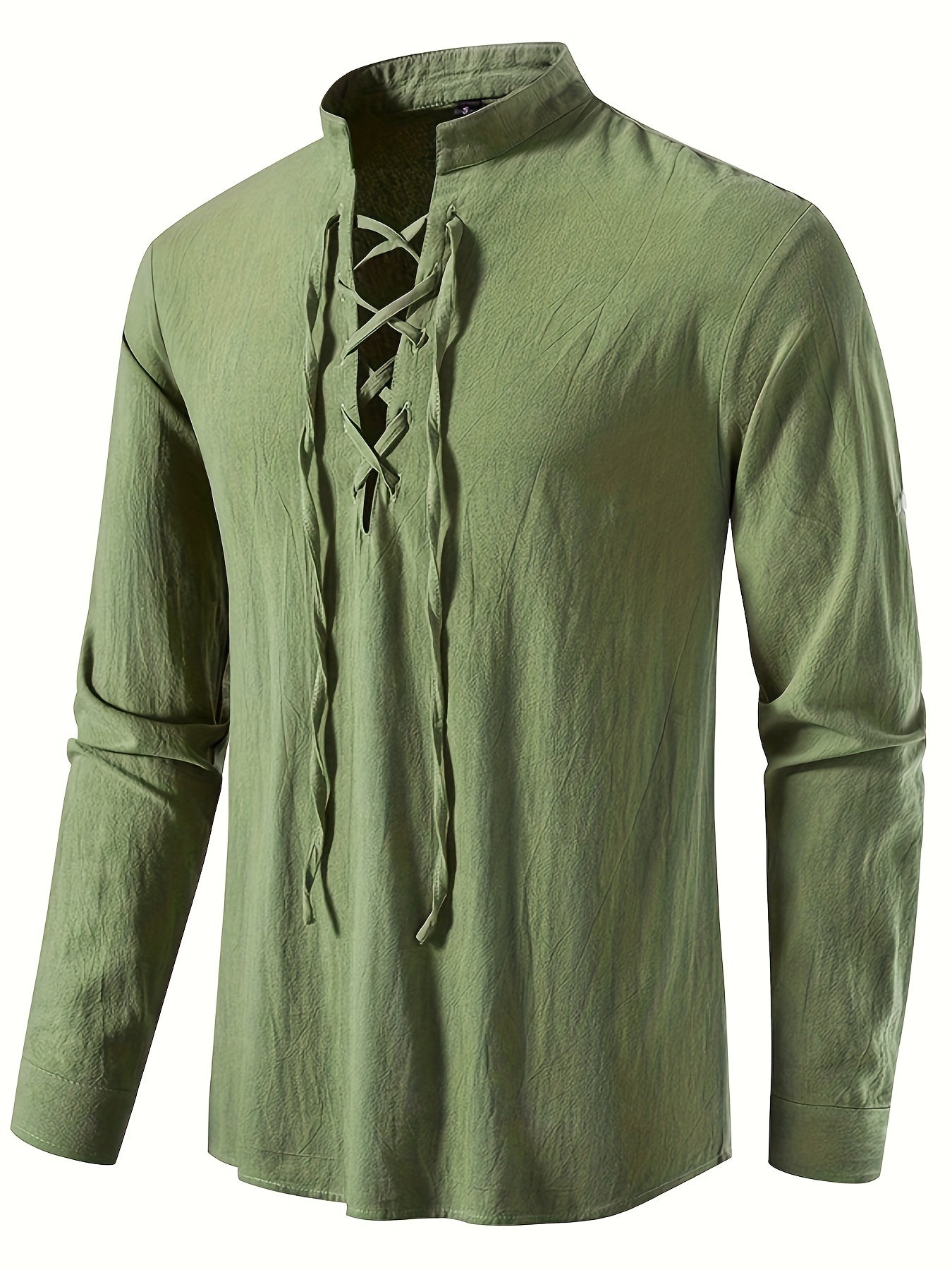 Casualowa koszulka Henley z dęugim rêkawem