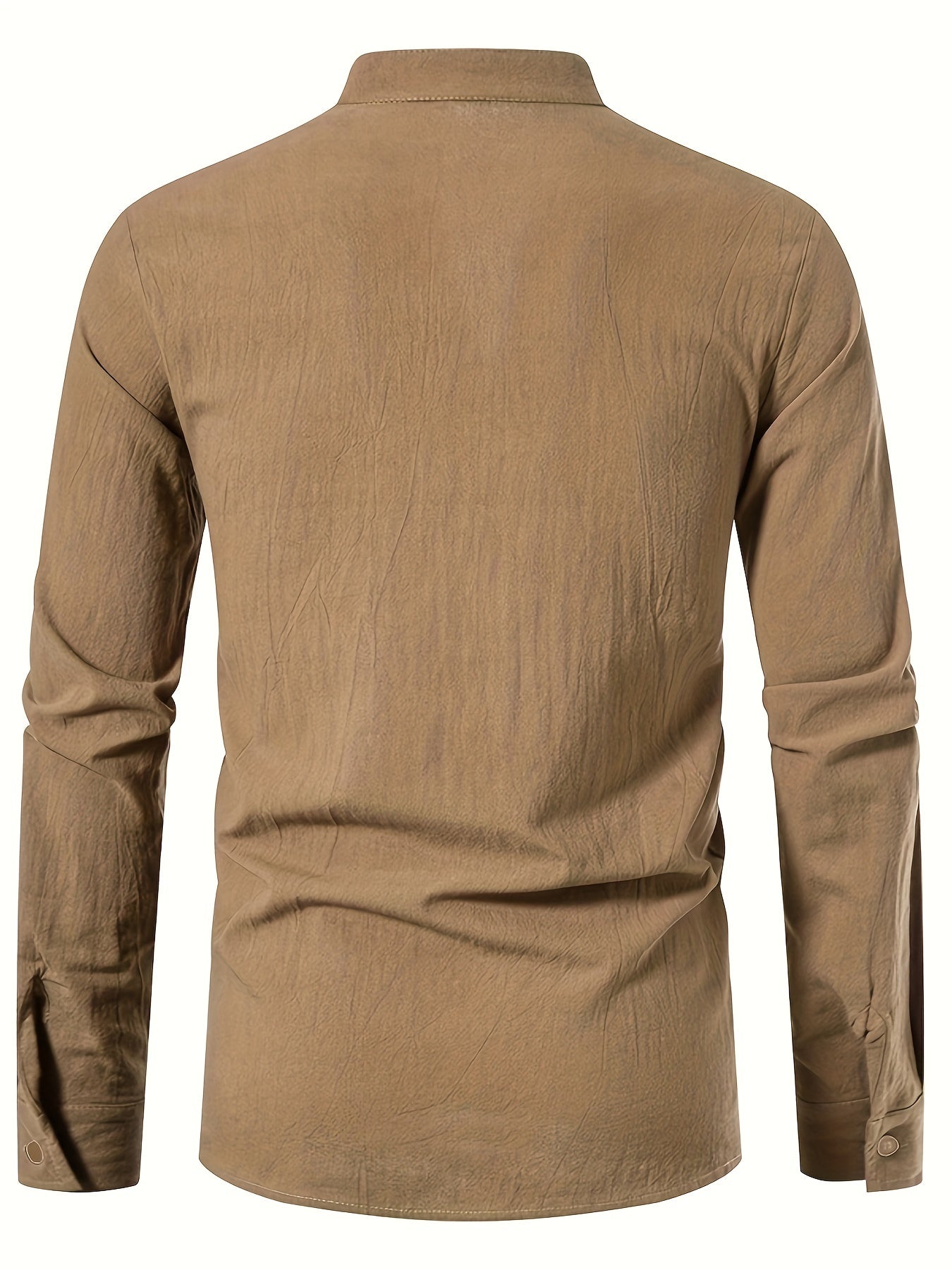 Casualowa koszulka Henley z dęugim rêkawem