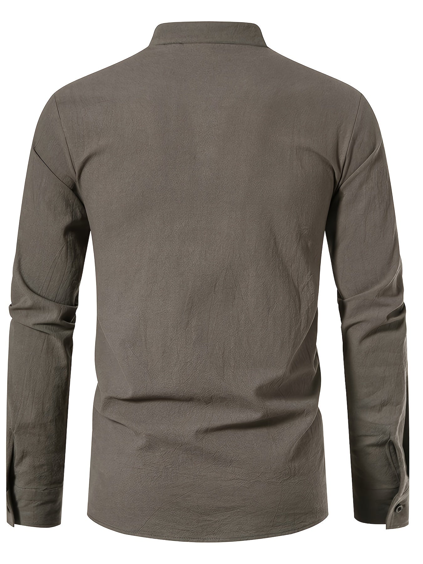 Casualowa koszulka Henley z dęugim rêkawem