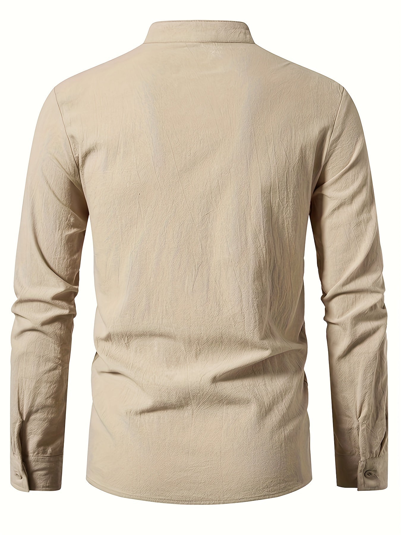 Casualowa koszulka Henley z dęugim rêkawem