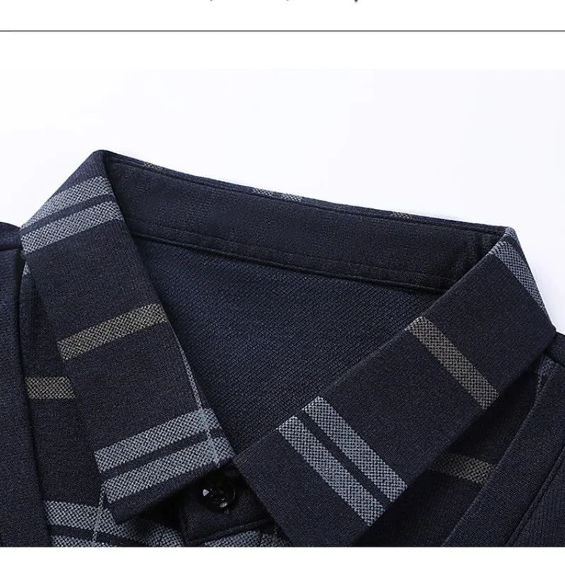 Dwuczêœciowy sweter mêski Leopold w paski