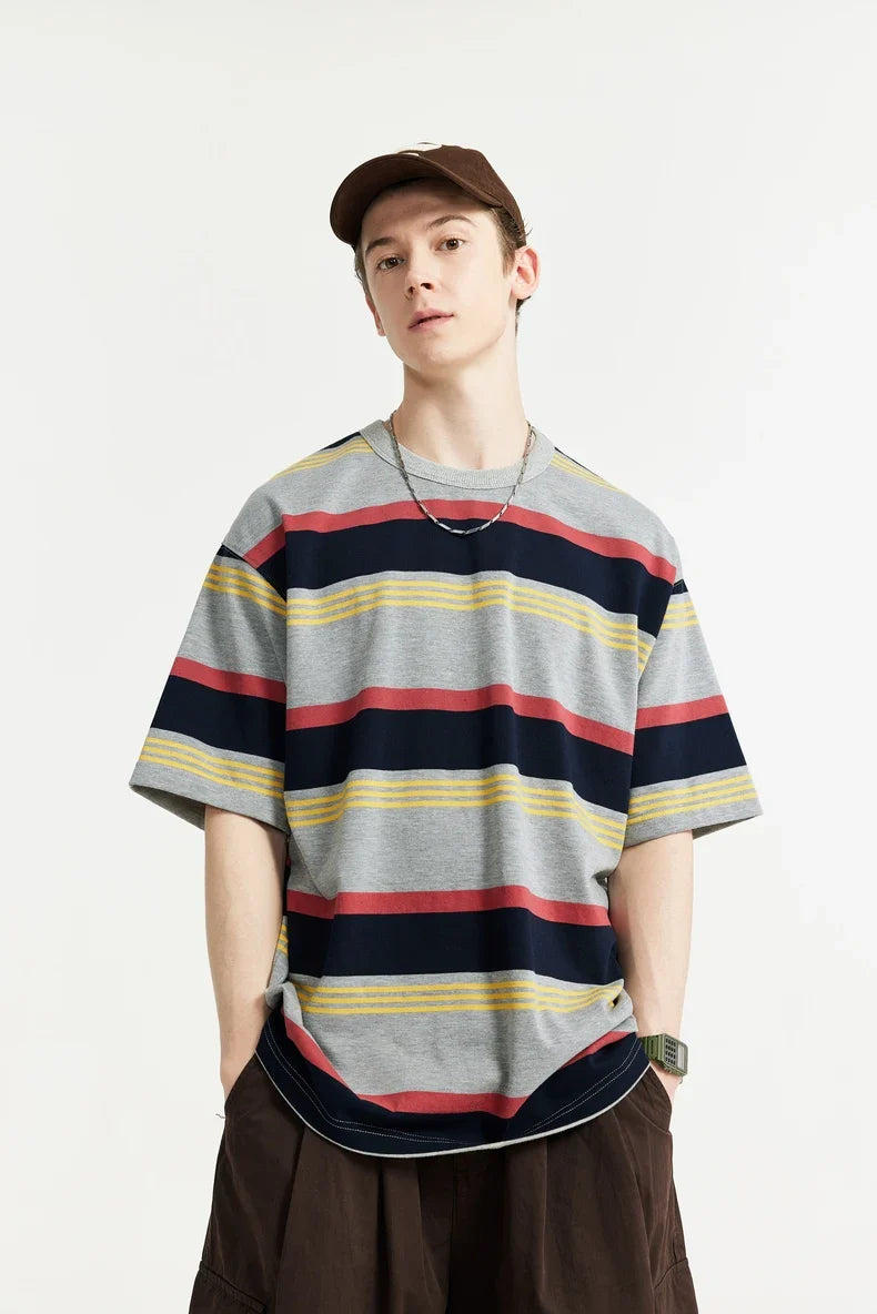 Klasyczny T-shirt w paski