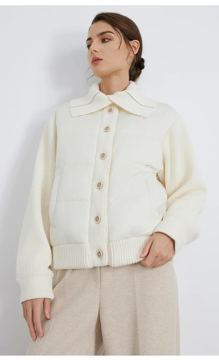 Kurtka z wełny puchowej