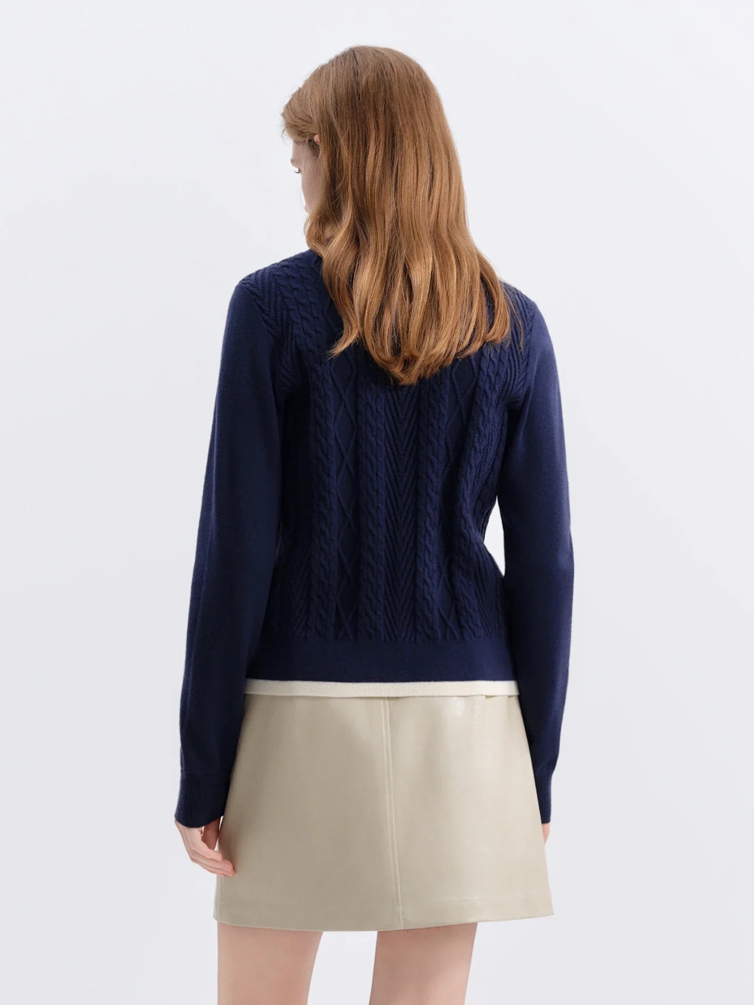 Dwuczęściowy dzianinowy kardigan