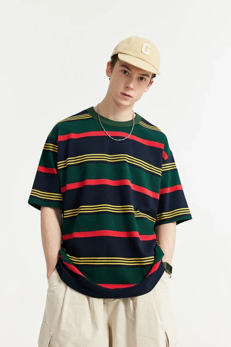Klasyczny T-shirt w paski