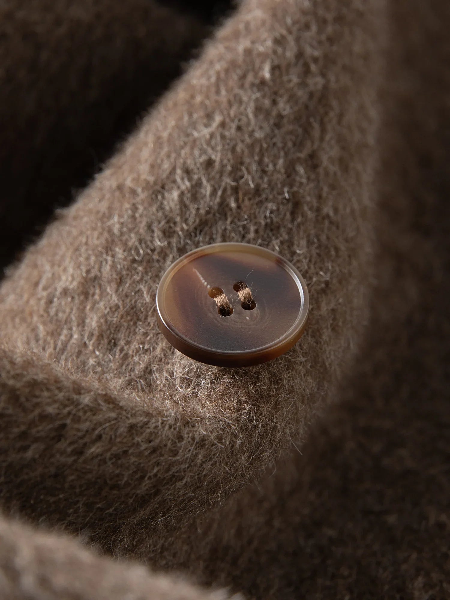 Wełniany płaszcz dwustronny długi