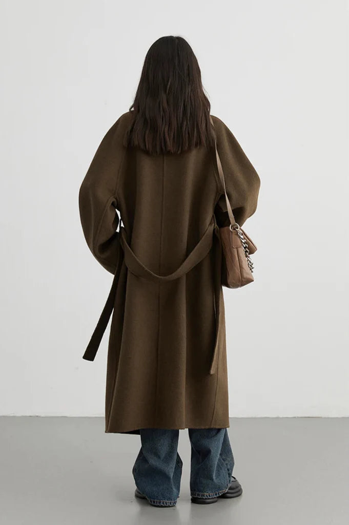 Płaszcz wełniany retro