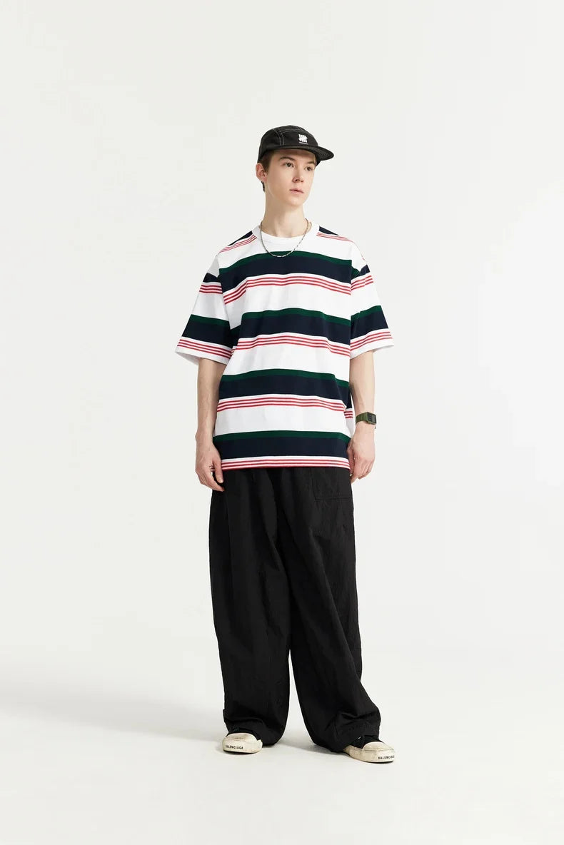 Klasyczny T-shirt w paski