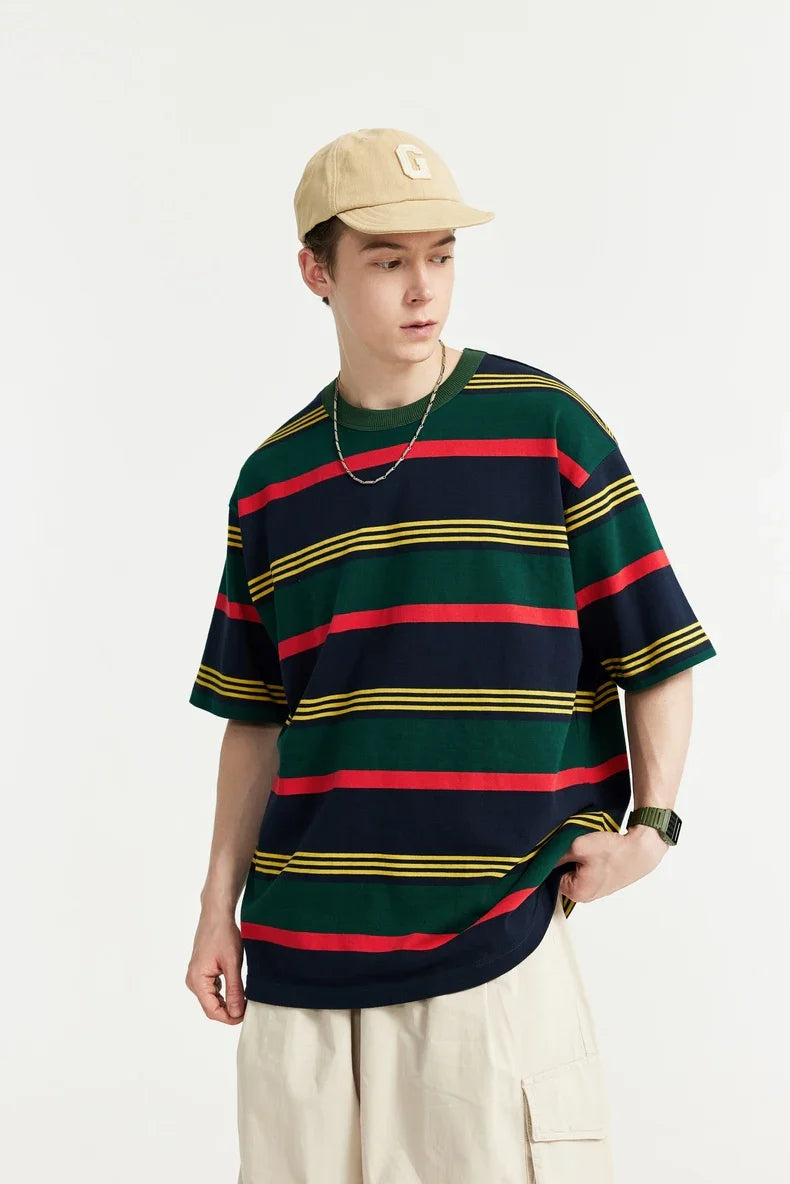 Klasyczny T-shirt w paski