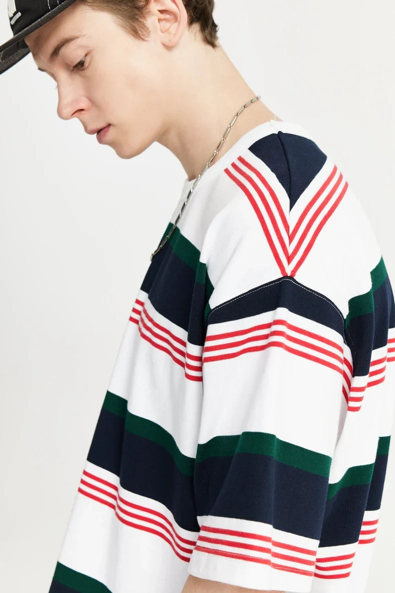 Klasyczny T-shirt w paski