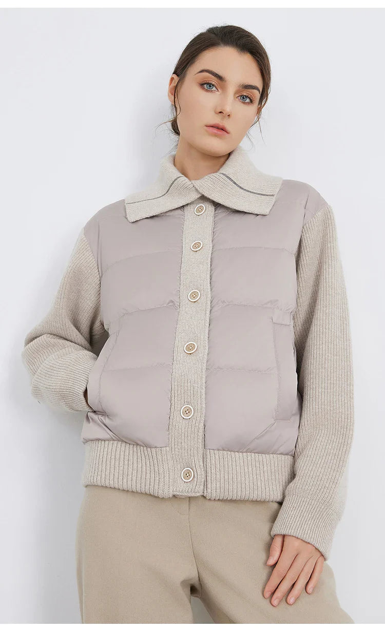 Kurtka z wełny puchowej