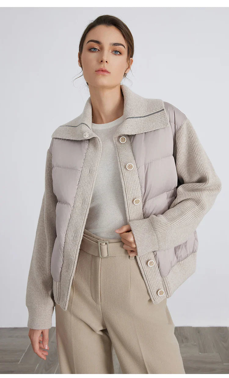 Kurtka z wełny puchowej