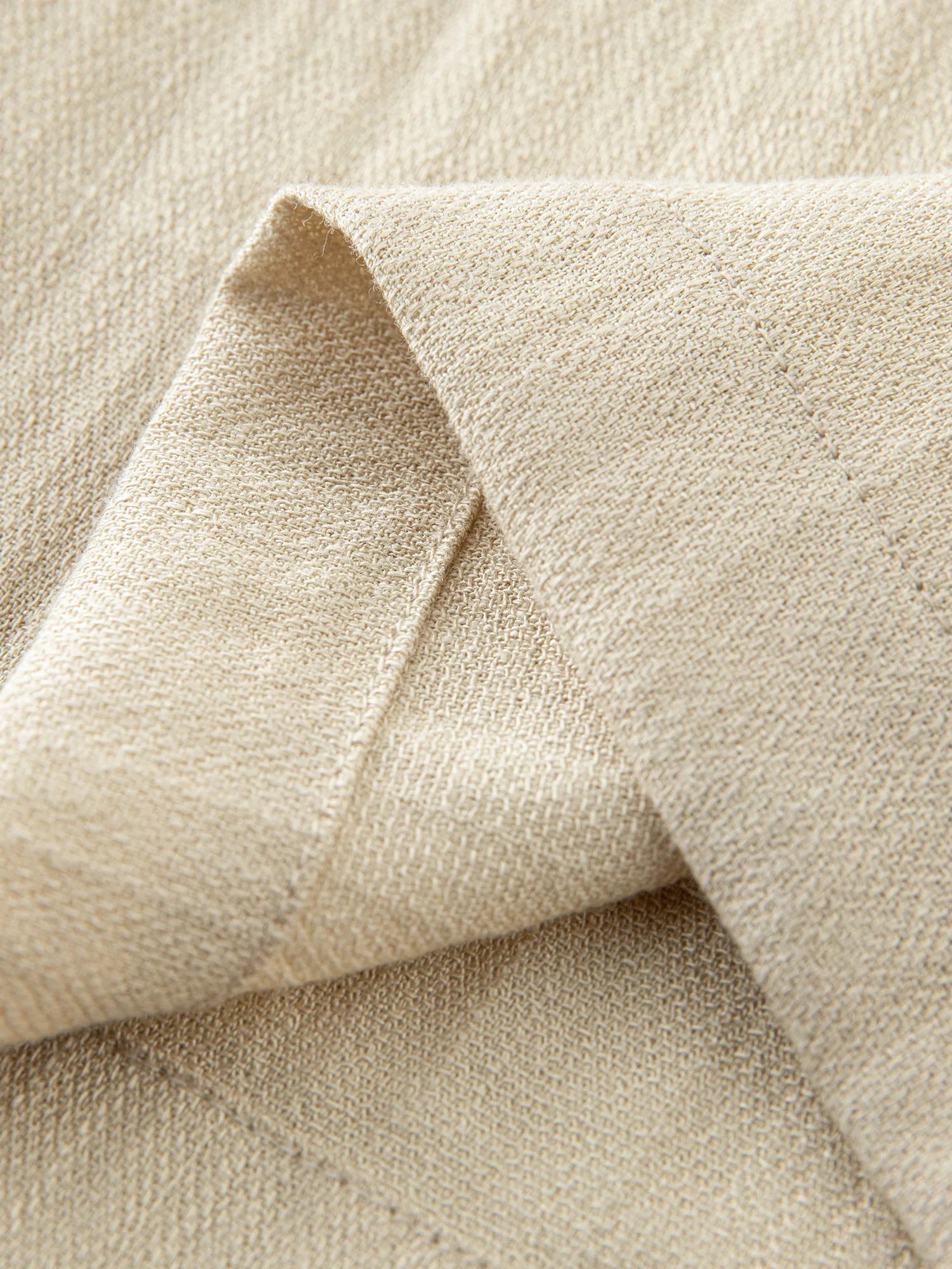 Lniane proste, elastyczne spodnie casualowe z wysokim stanem