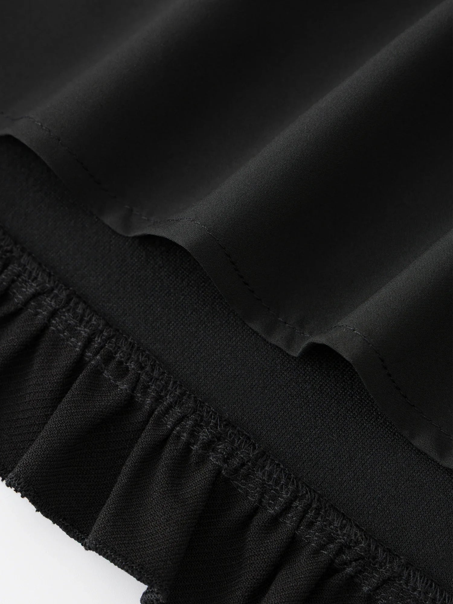 Spódnica z falbankami w kolorze czarnym