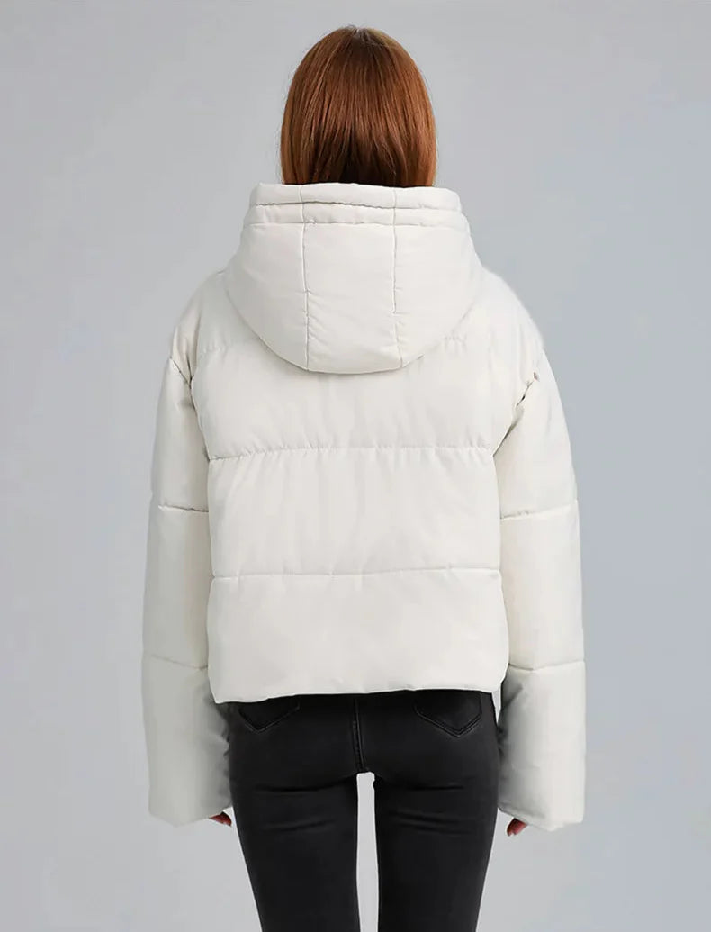 Kurtka futrzana z łączeniem