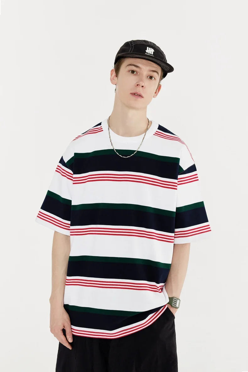 Klasyczny T-shirt w paski