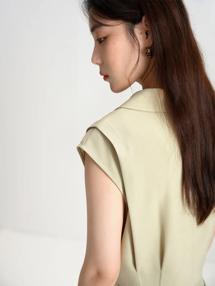 Letni zestaw bezrękawnik i spódnica Vintage Commuter