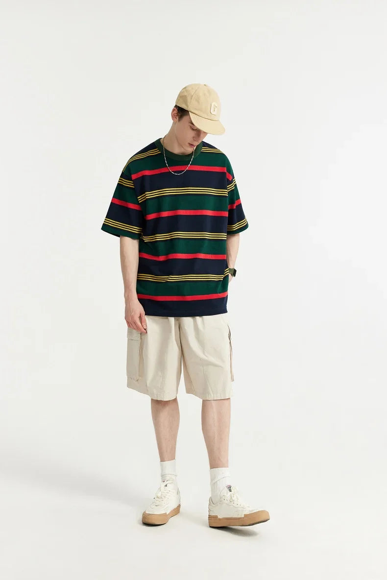 Klasyczny T-shirt w paski