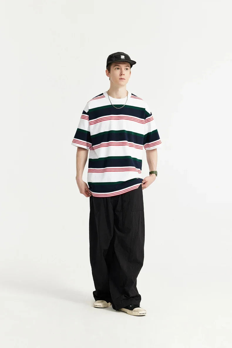 Klasyczny T-shirt w paski