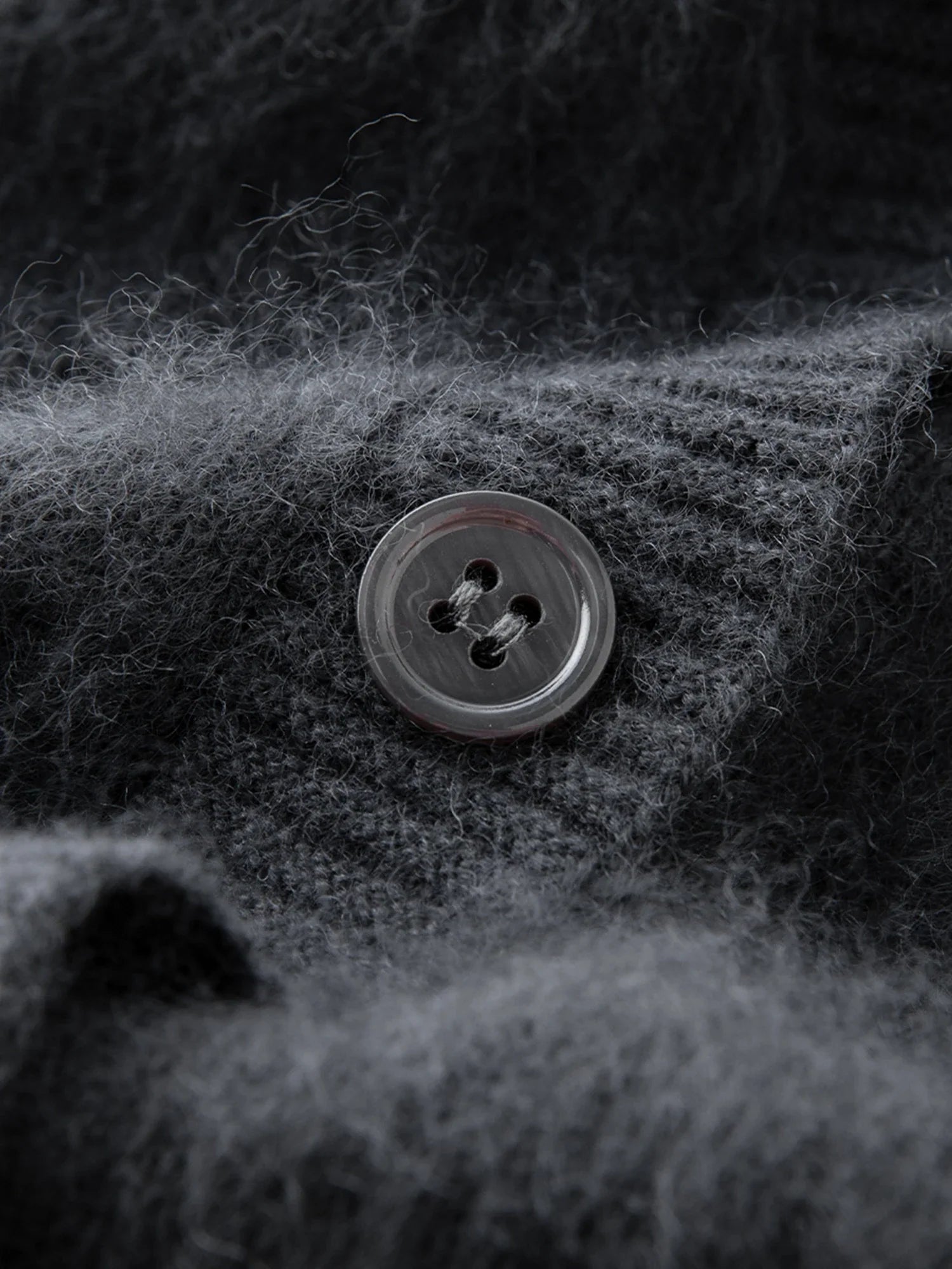 Kardigan dzianinowy z mieszanki wełny