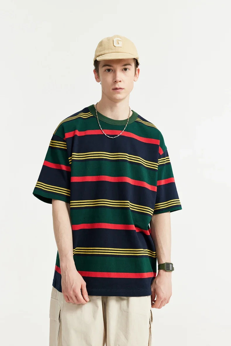 Klasyczny T-shirt w paski