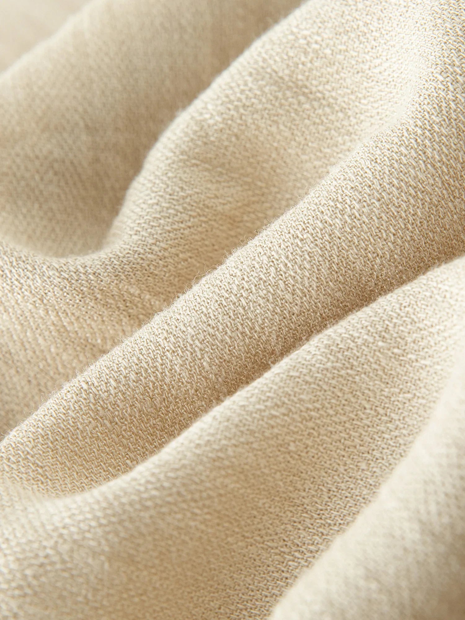 Lniane proste, elastyczne spodnie casualowe z wysokim stanem