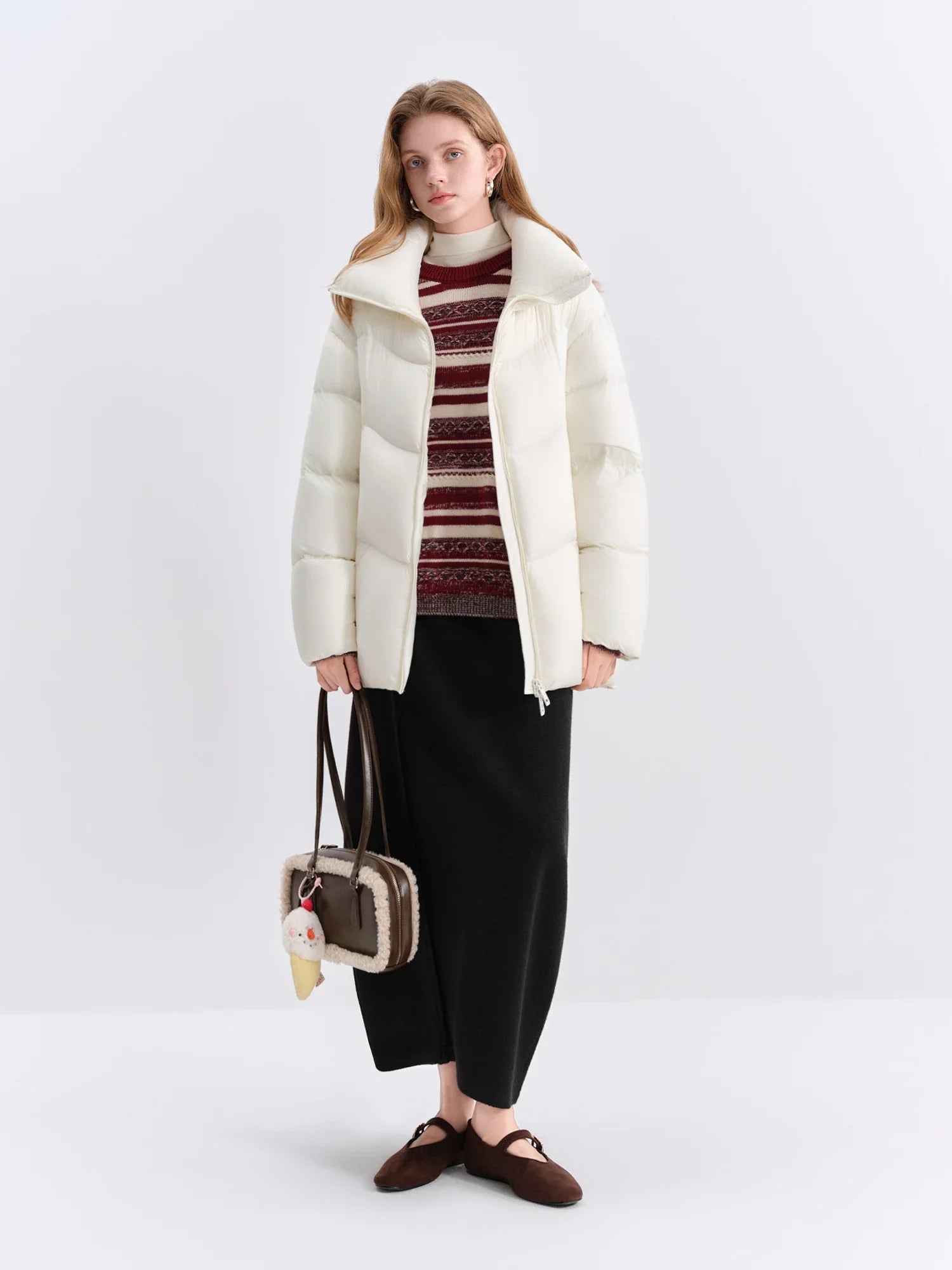 Spódnica wełniana na jesień i zimę