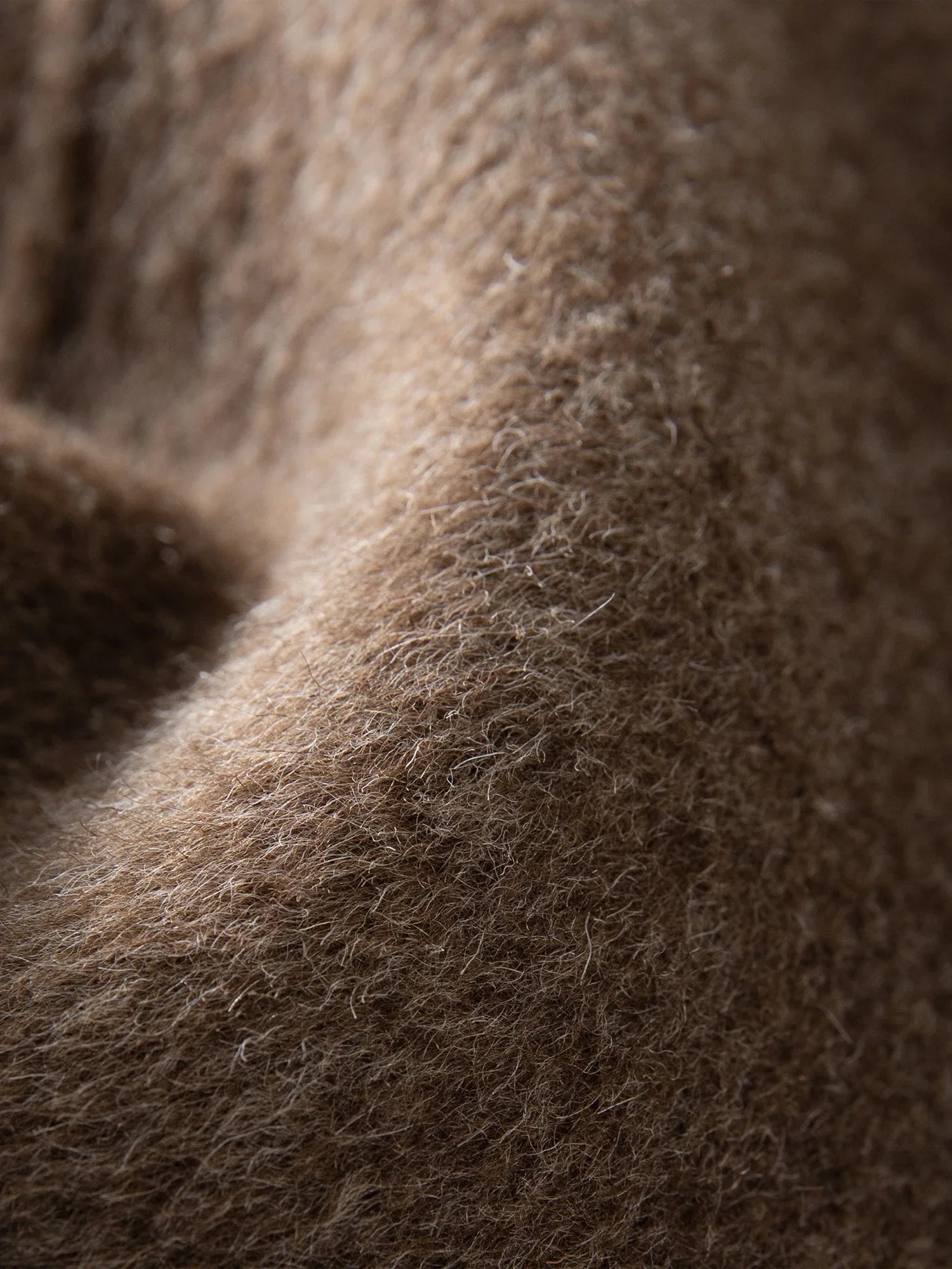 Wełniany płaszcz dwustronny długi