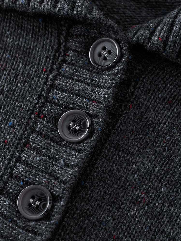 Wełniana długa sukienka sweterkowa