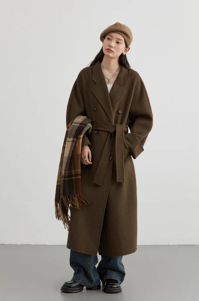 Płaszcz wełniany retro