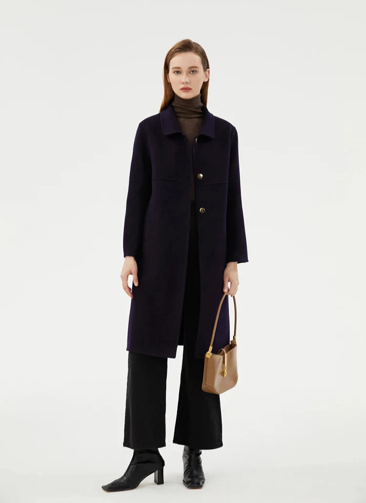 Płaszcz wełniany casualowy