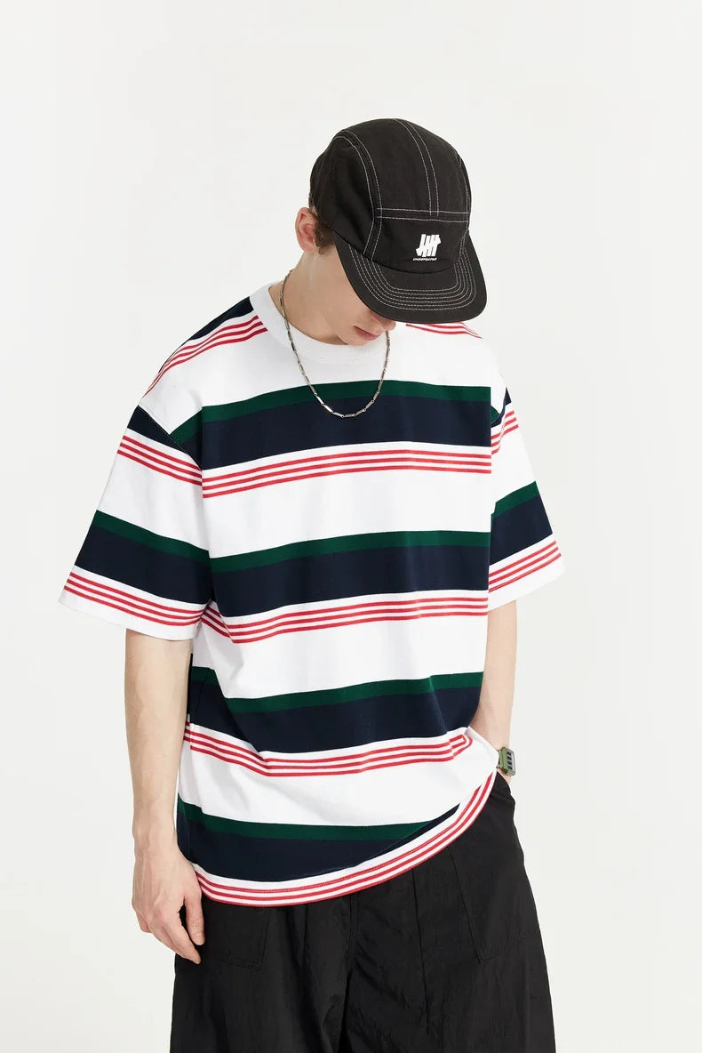 Klasyczny T-shirt w paski